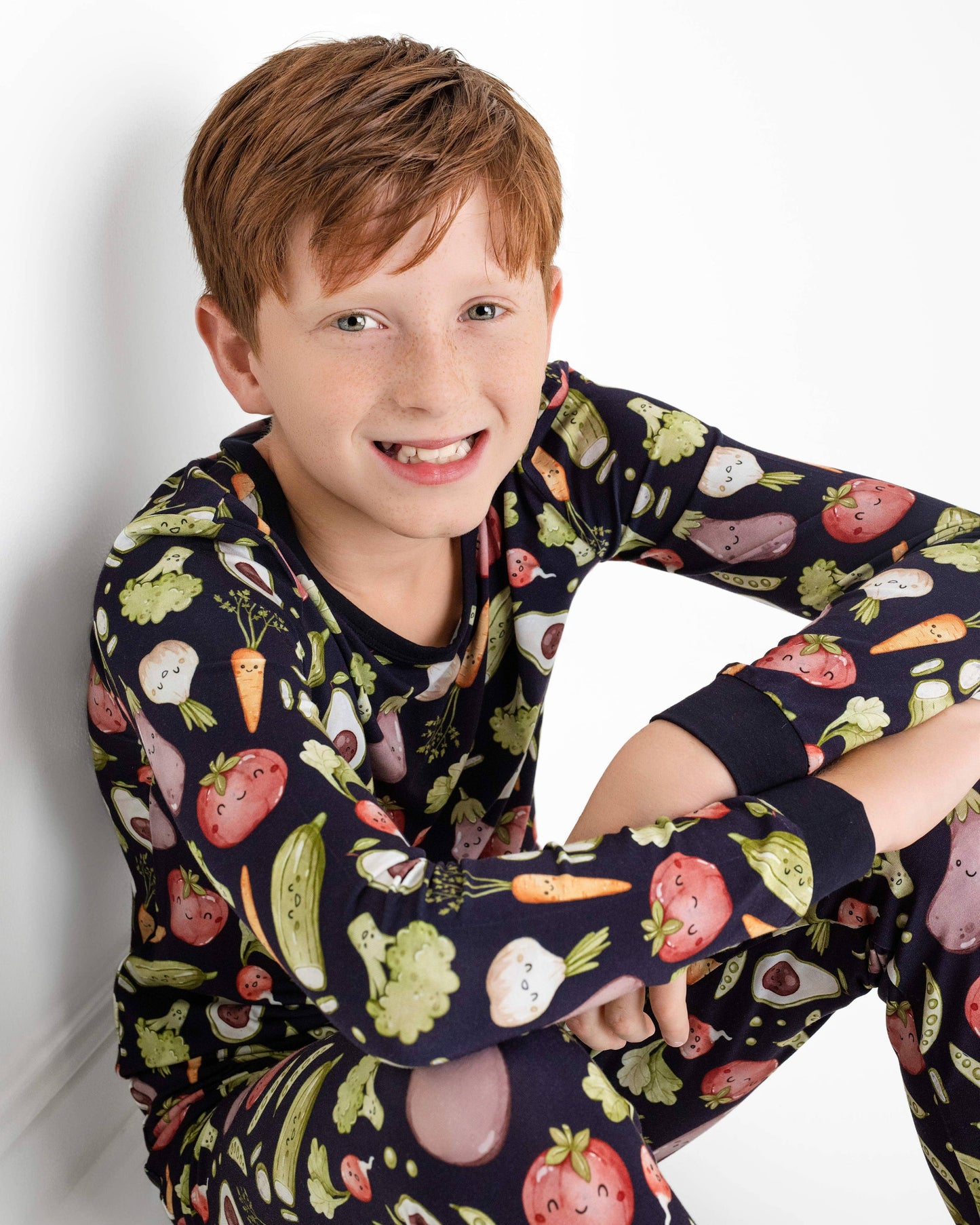 Jammie Session Jammies - Love You Veggie Much Long Sleeve PJ's