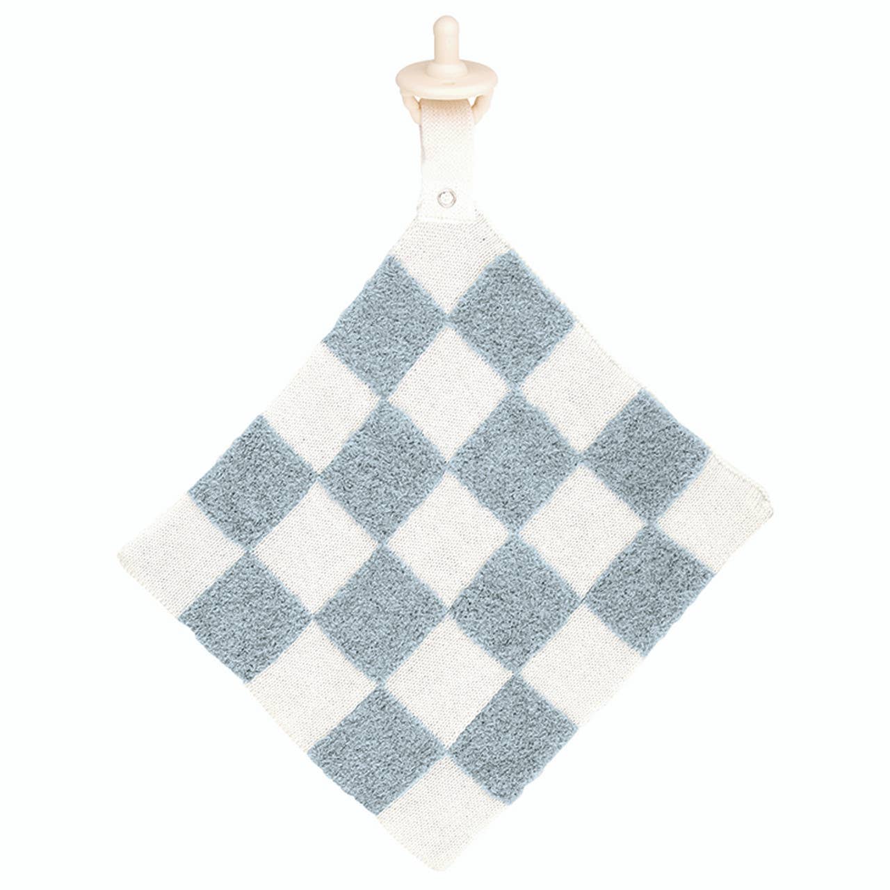 Stephan Baby by Creative Brands - Plush Pacifier Blankie - Checkerboard
