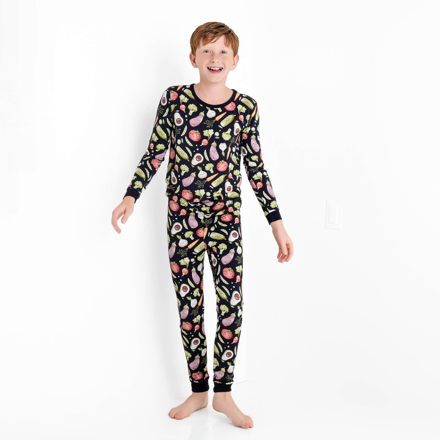 Jammie Session Jammies - Love You Veggie Much Long Sleeve PJ's