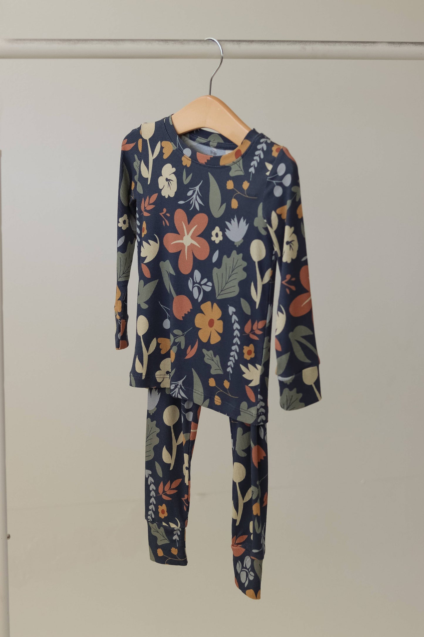 Honeycomb Goods - Dark Floral Two-Piece Pajamas