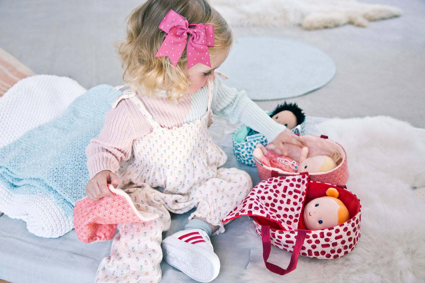 Janod - Agathe Baby | Doll & Carrier | Pretend Play | 12 Months+