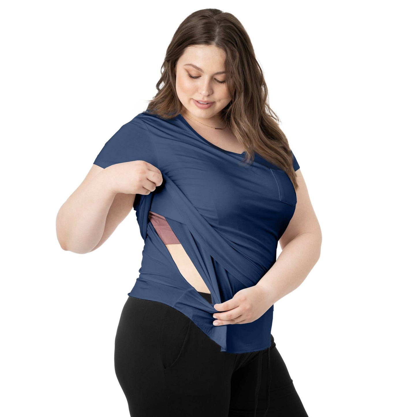 Kindred Bravely - Everyday Nursing & Maternity T-shirt With Pocket