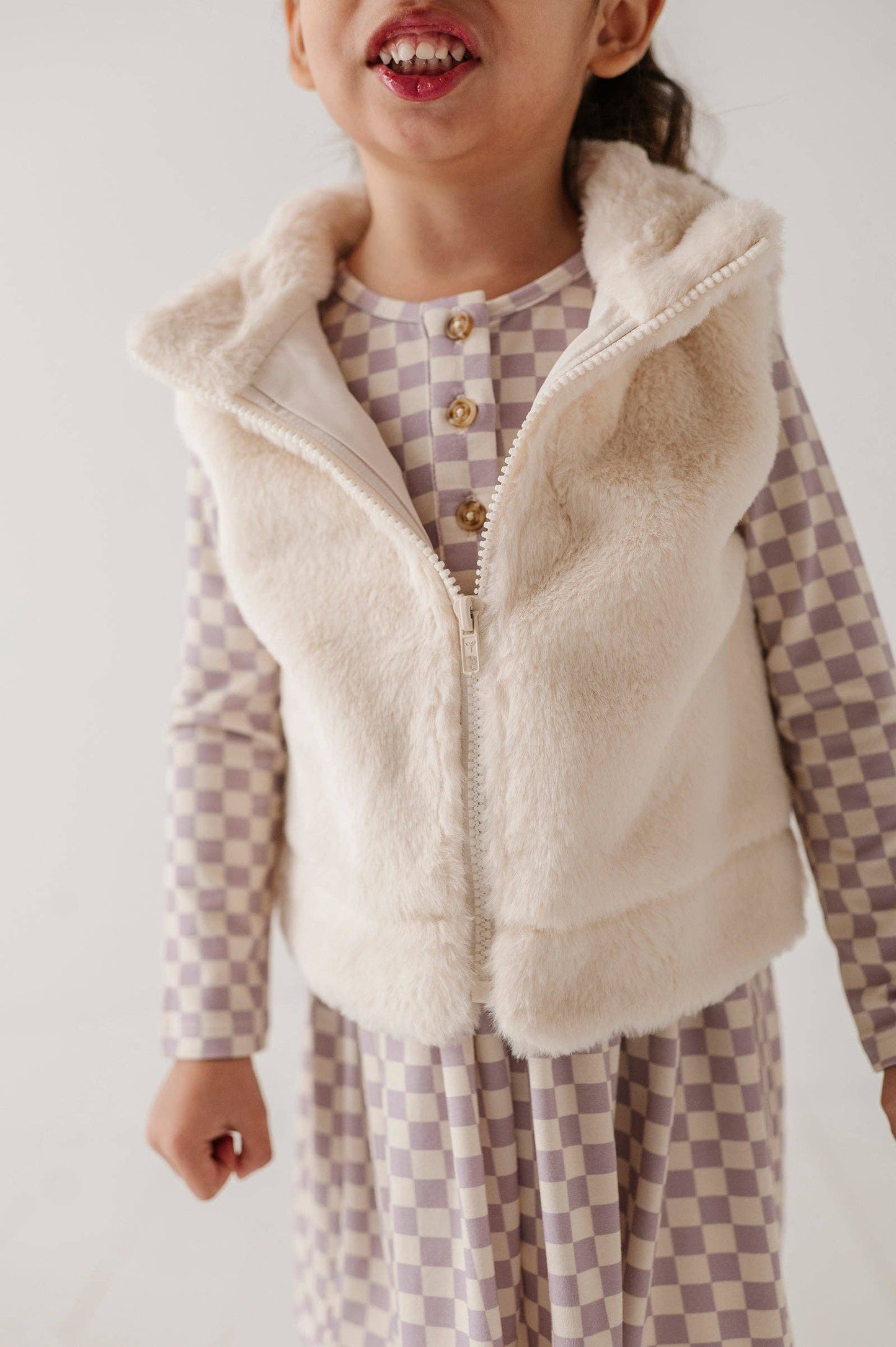babysprouts clothing company - Fur Vest Baby/Kids Clothing Fall 2025