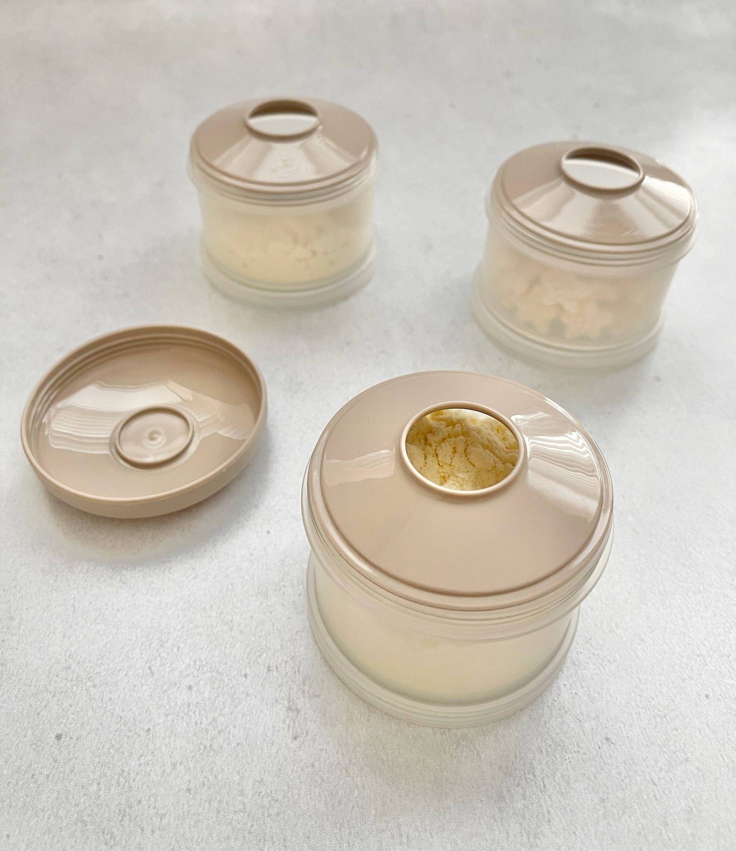 LITTOES - ON-THE-GO Formula Dispensers Beige - New Packaging