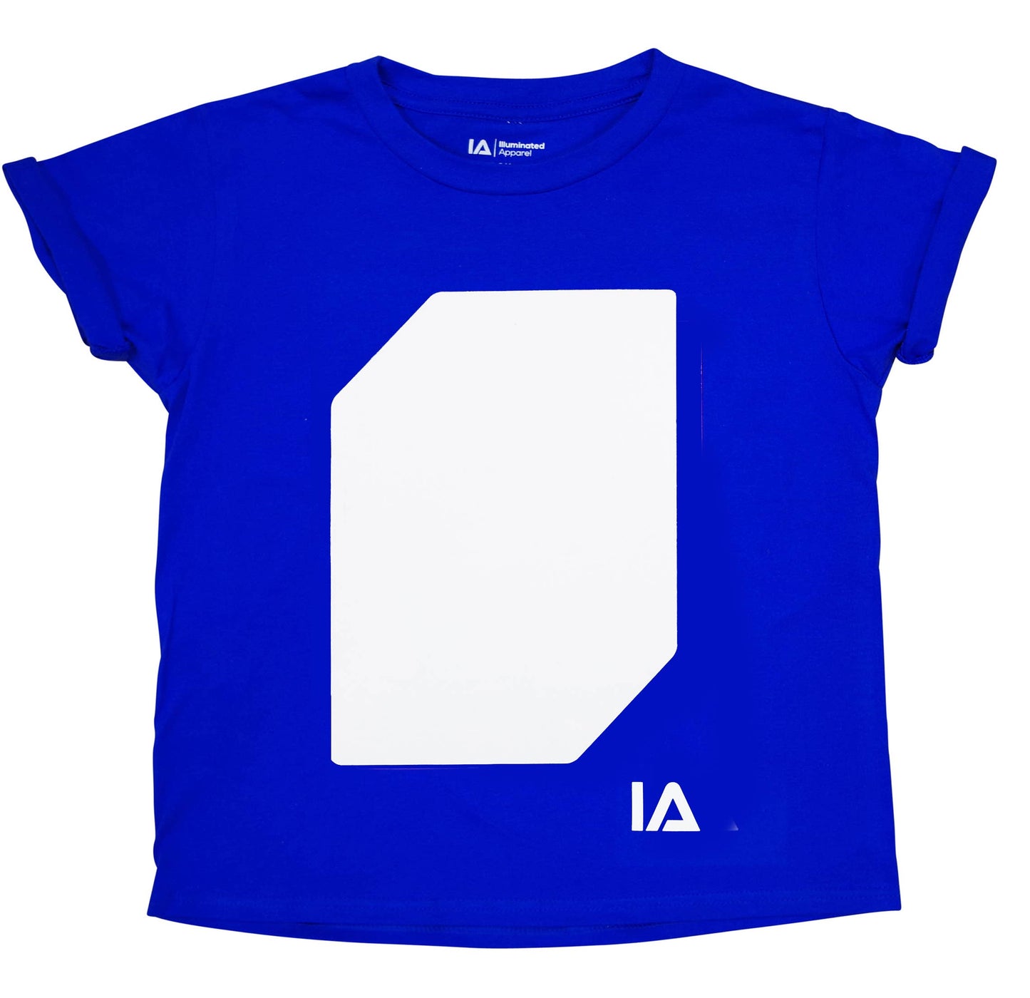 Illuminated Apparel - Kids Interactive Glow T-shirt - Blue/Green