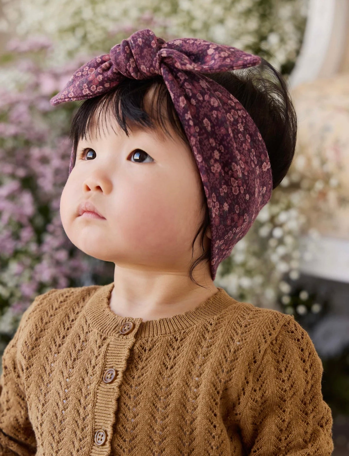Jamie Kay - Organic Cotton Headband - Fig Floral