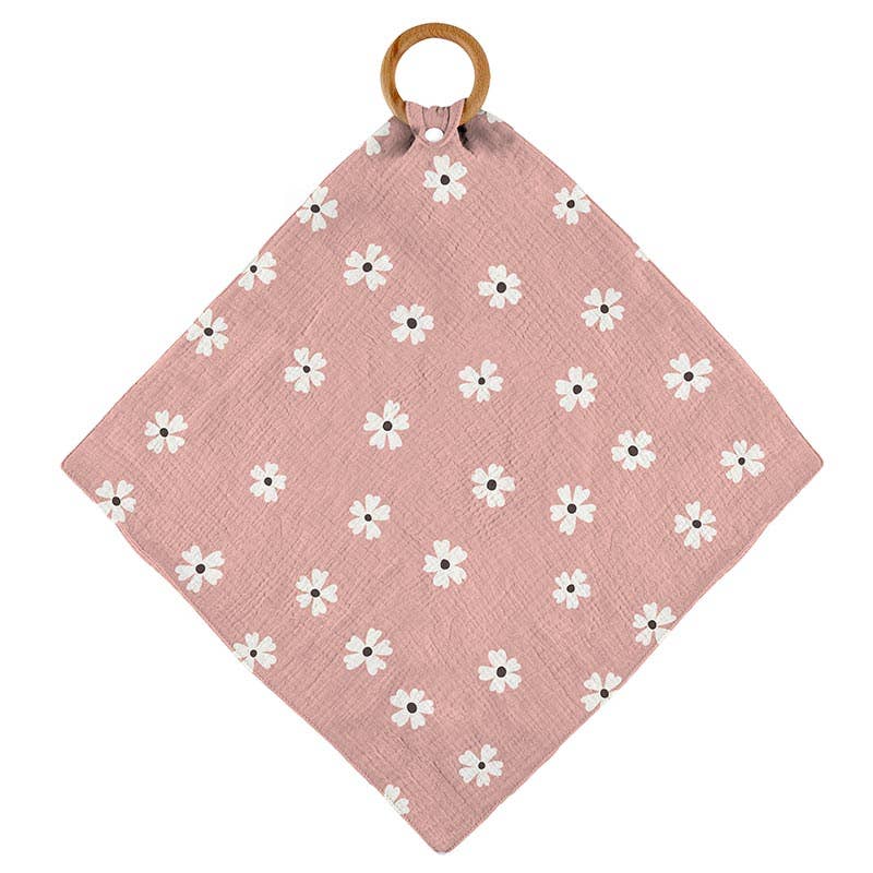 Stephan Baby by Creative Brands - Mini Blankie Teether Pink Floral