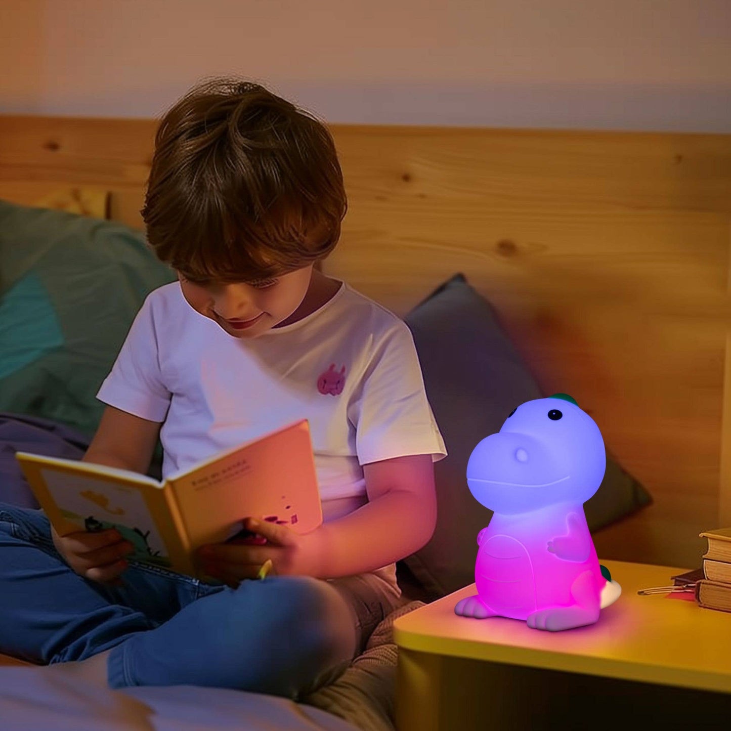 Zoe Sage - Dinosaur LED Night Light USB Rechargeable Animal Touch Control Lamp