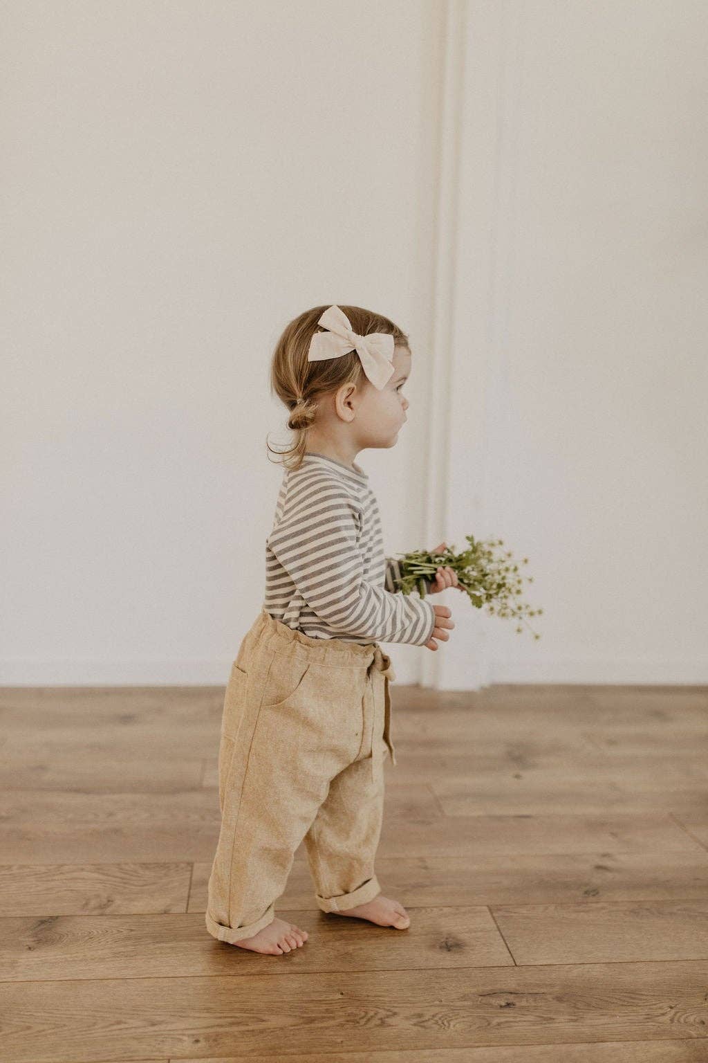 Tate & Adele - Paper bag waist Pant with tie