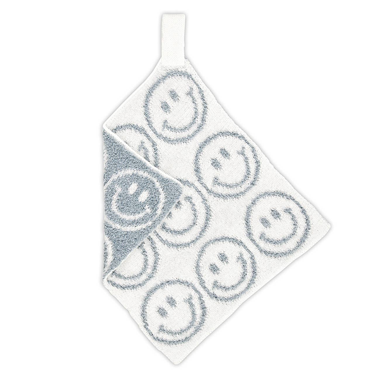 Stephan Baby by Creative Brands - Plush Pacifier Blankie - Smiley Faces