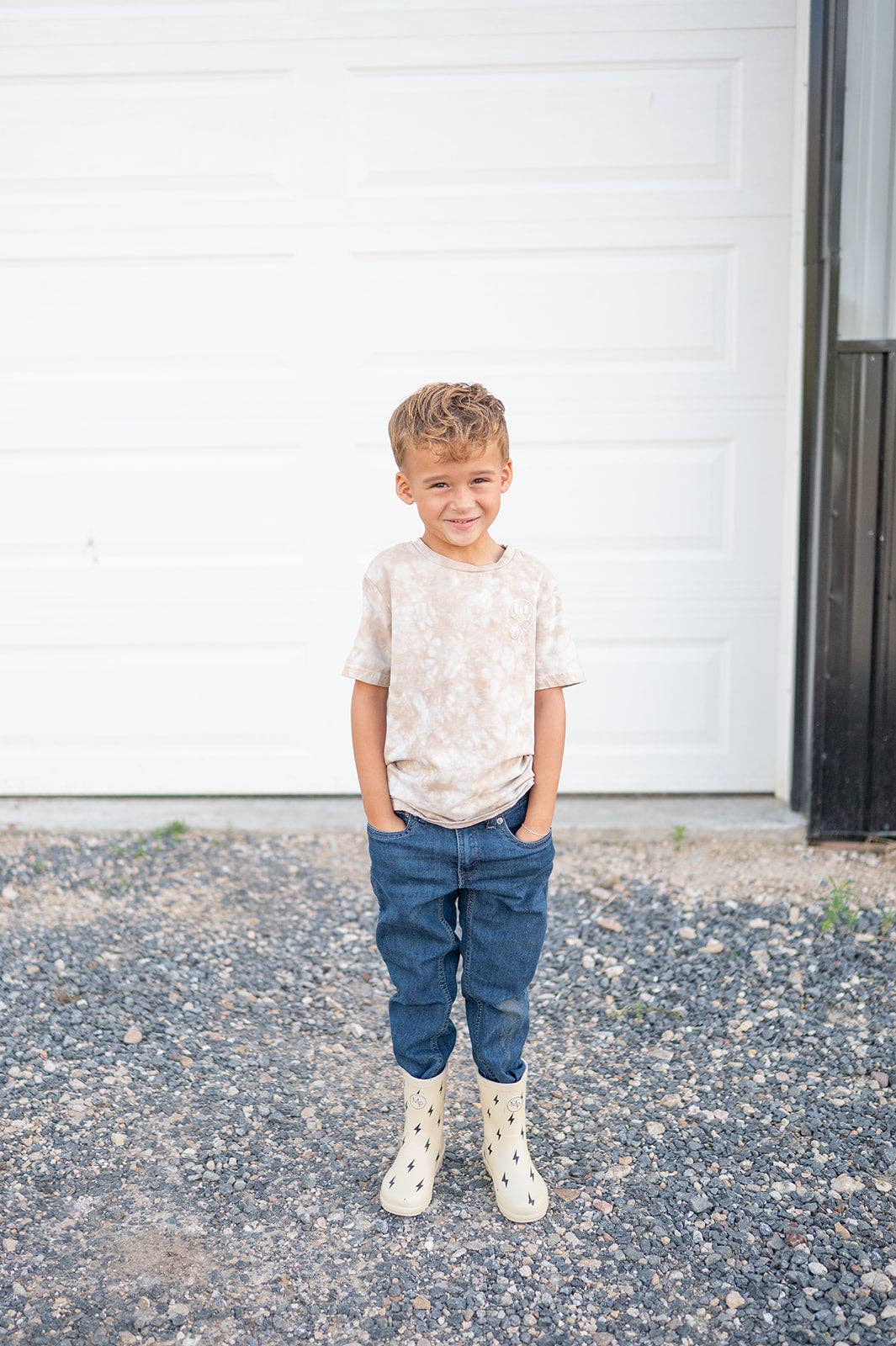 Modern Piggy - Lightning | Children's Rain Boot
