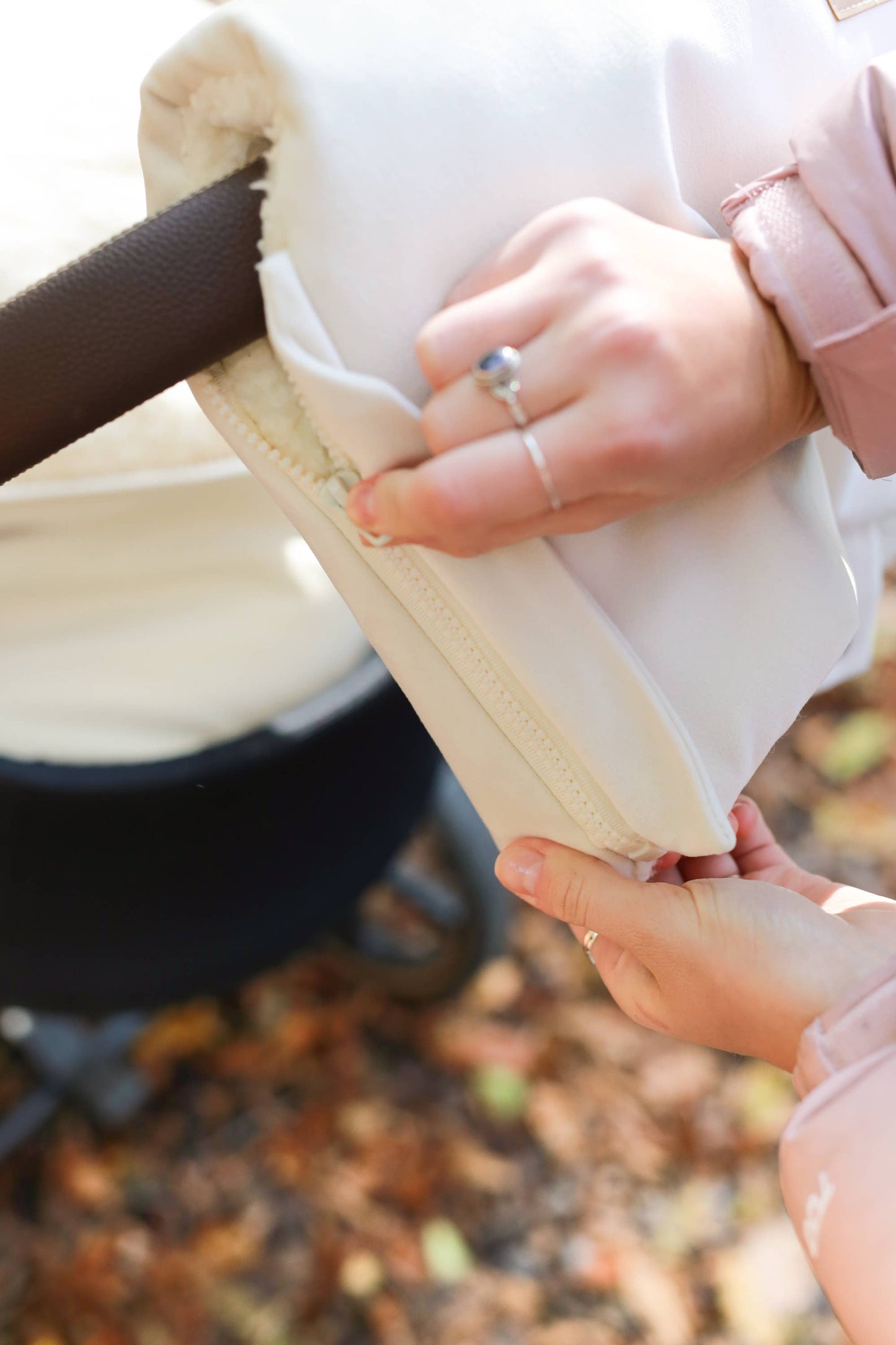 BABYLY - Waterproof velvet muff (hand warmer)/ stroller gloves