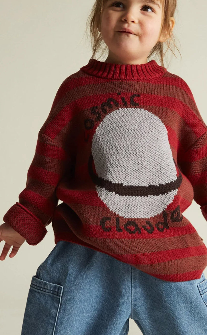 Claude & Co. - Saturn Maroon Sweater