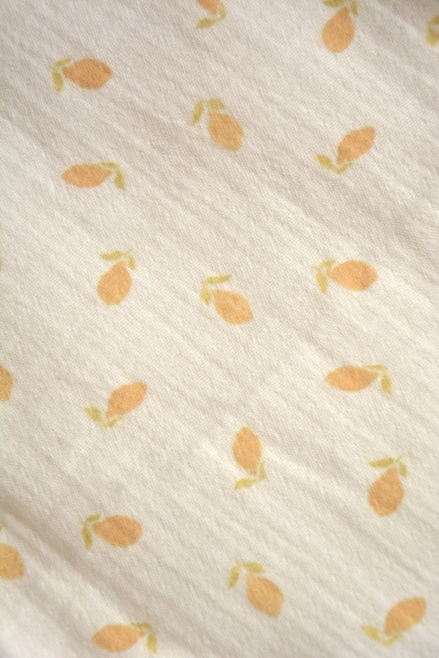 Eli & Nev - Baby sleep sack 100% cotton muslin - lemons