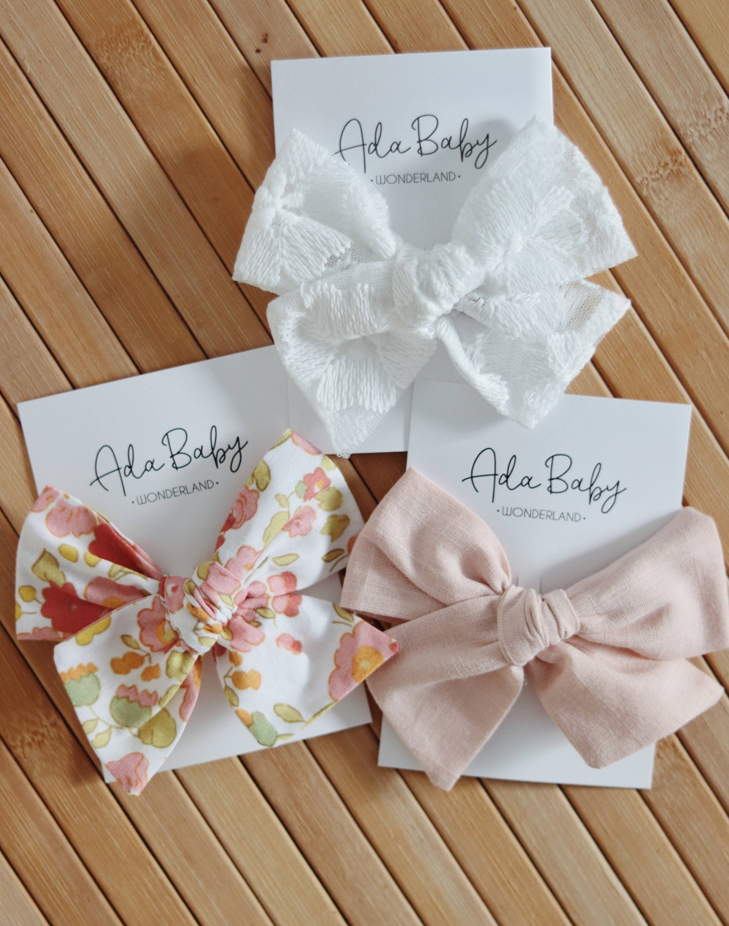 Ada Baby - Hair Bow Slides for Baby and Kids