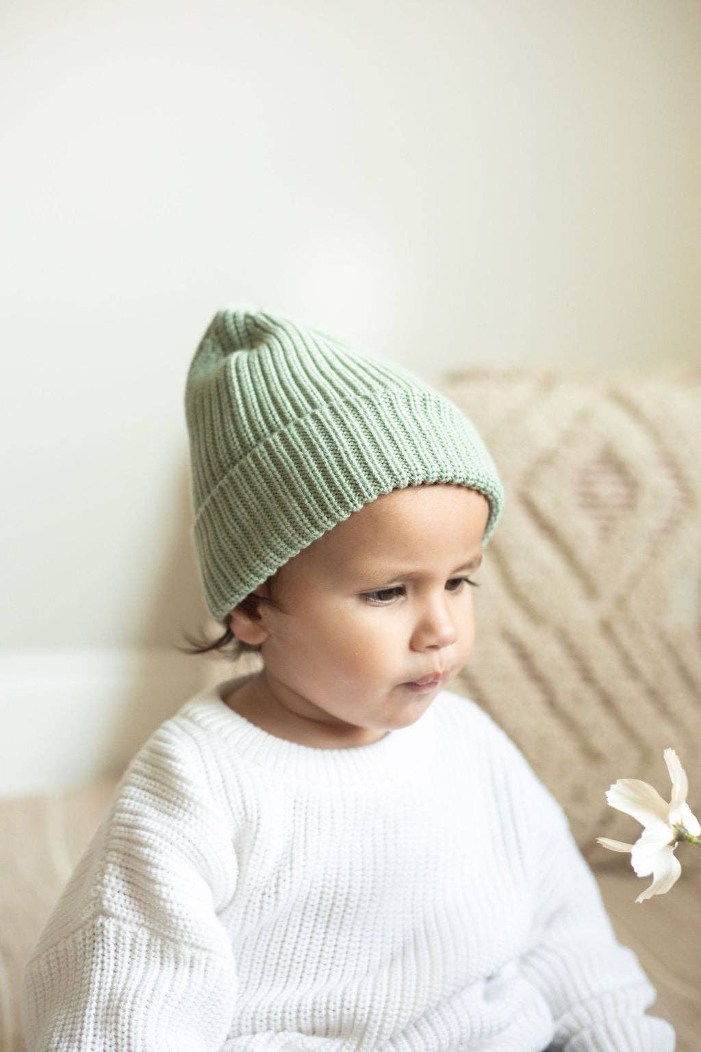 Little Organic Co. - Organic Cotton Knit Beanie Caps/hat for Babies and Kids