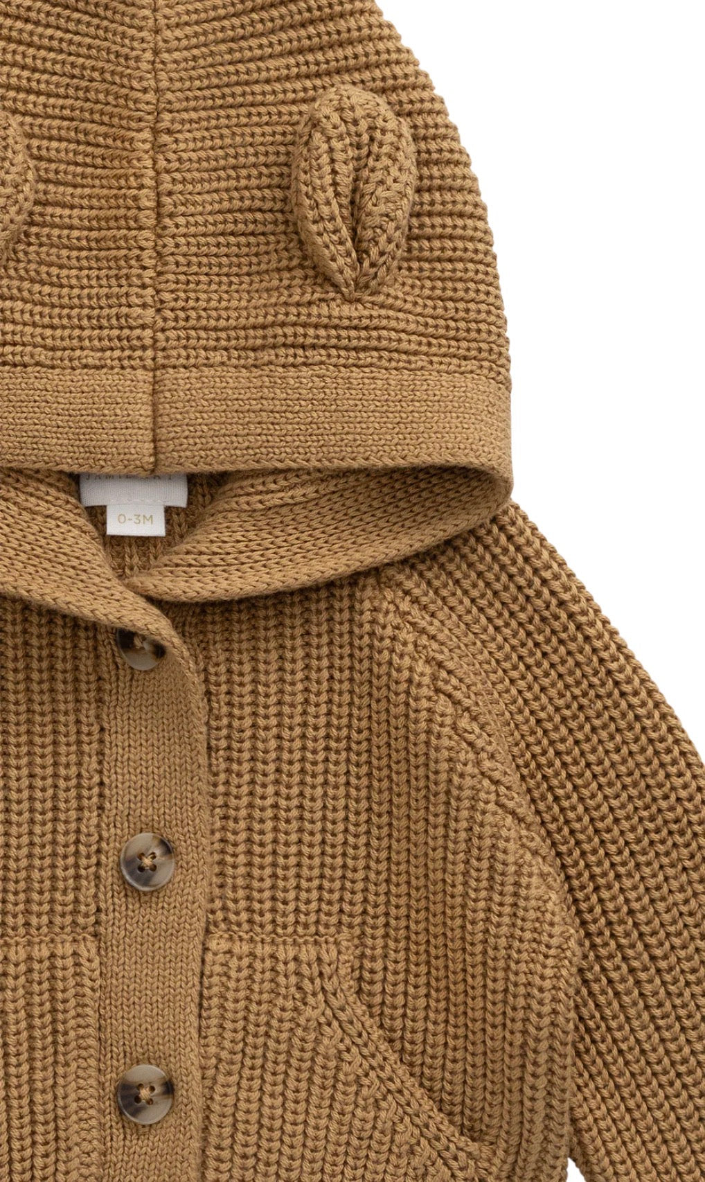 Jamie Kay - Brown Cardigan - Tawny Brown