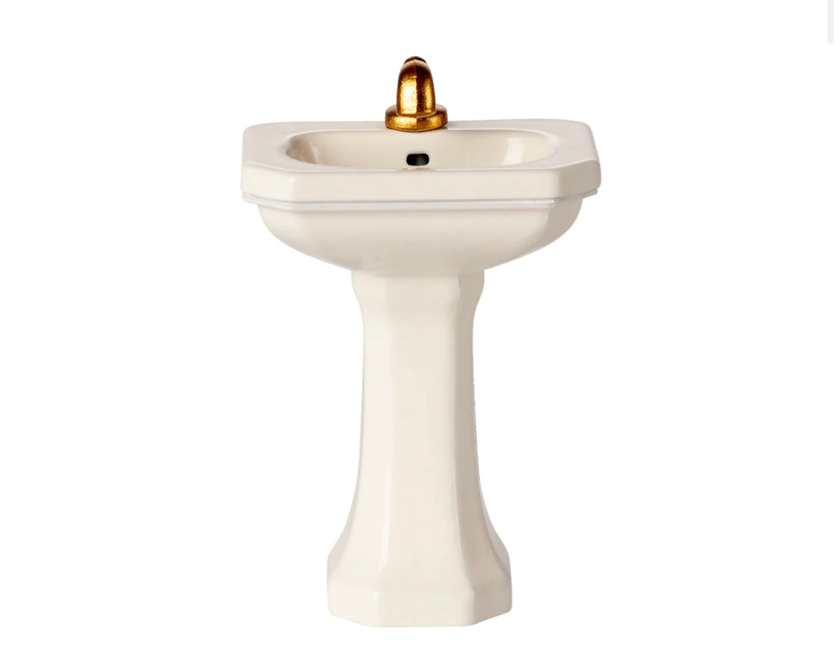 Maileg - Bathroom Sink. Mouse - Off White