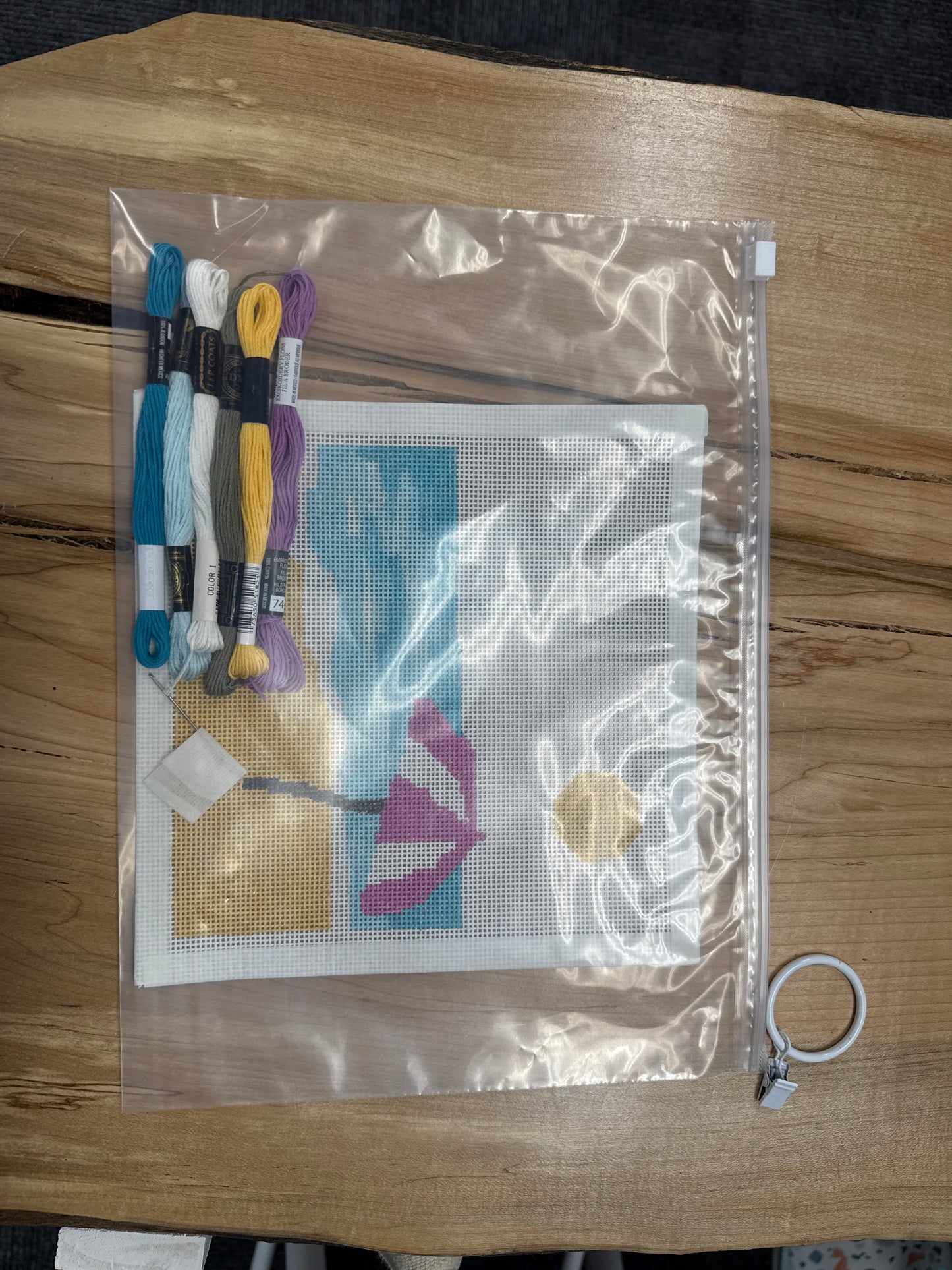 Marie Claire Custom Hand-painted Needlepoint Canvas- Beach Day