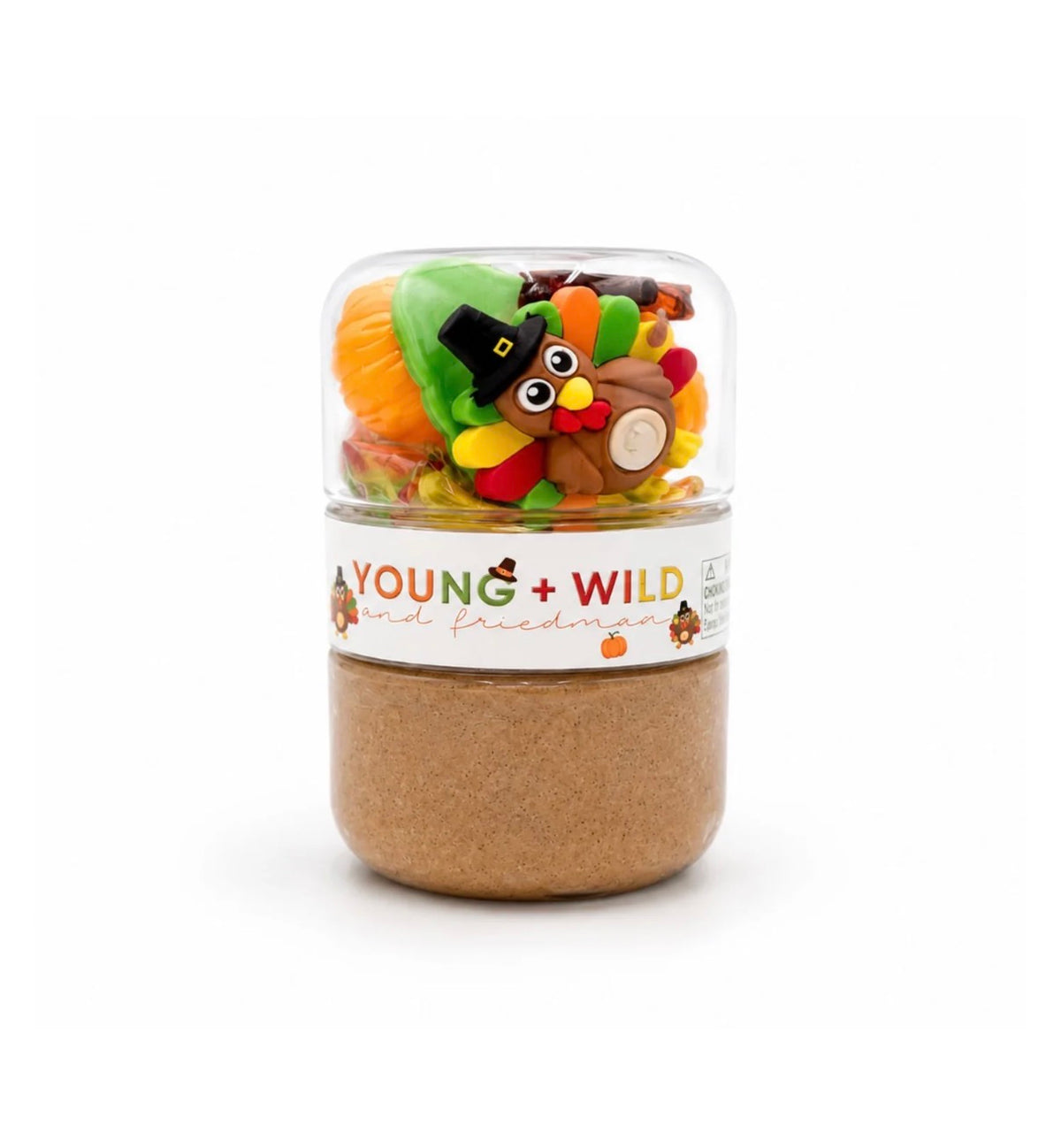 Young + Wild & Friedman - Grab & Go Dough Jar - Make a Turkey