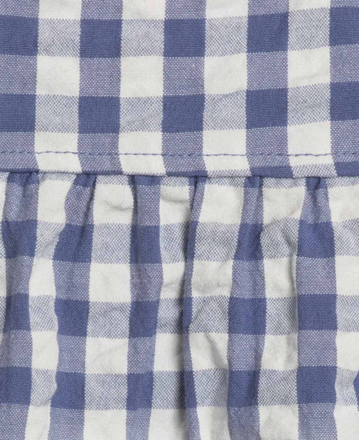 Colored Organics - Organic Caspia Seersucker Bubble Romper - Marino Gingham