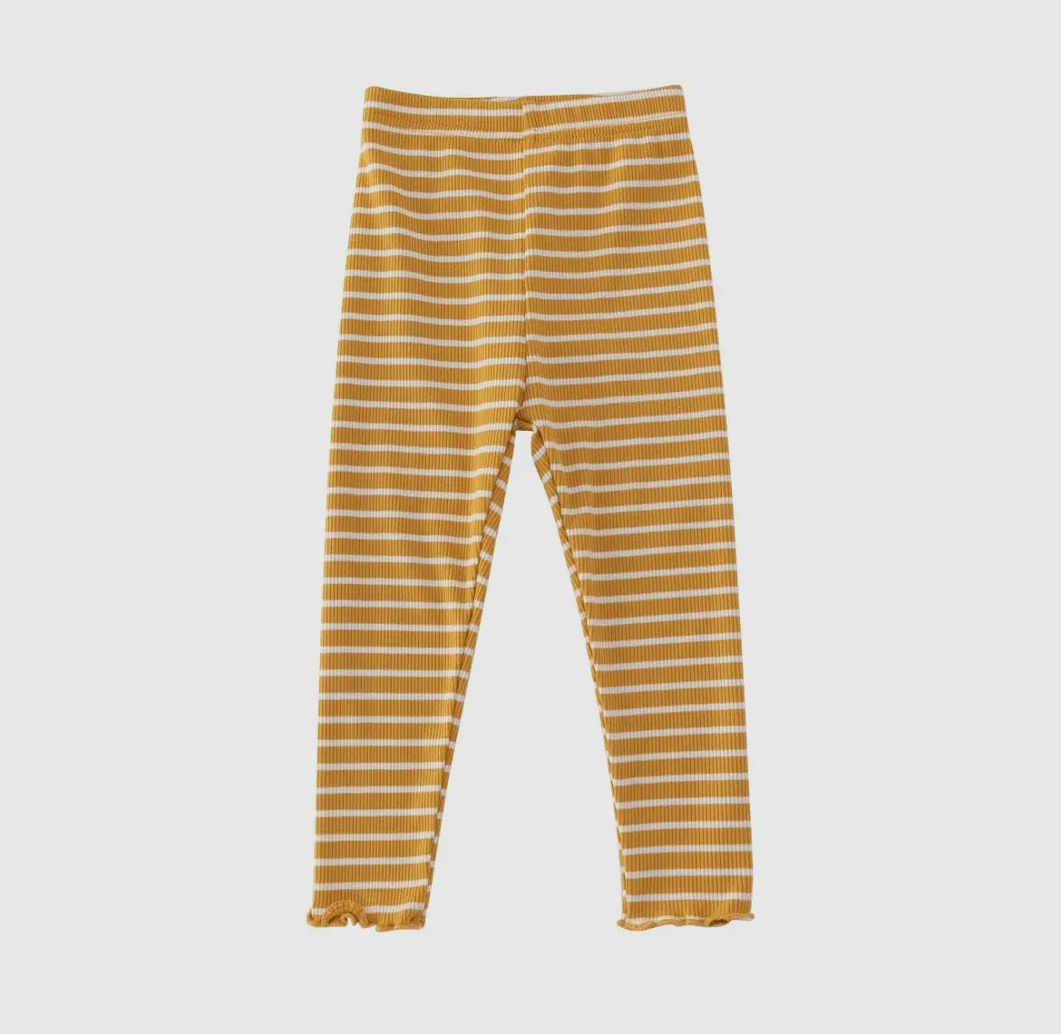 Annie & Charles: Legging- Yellow Stripes