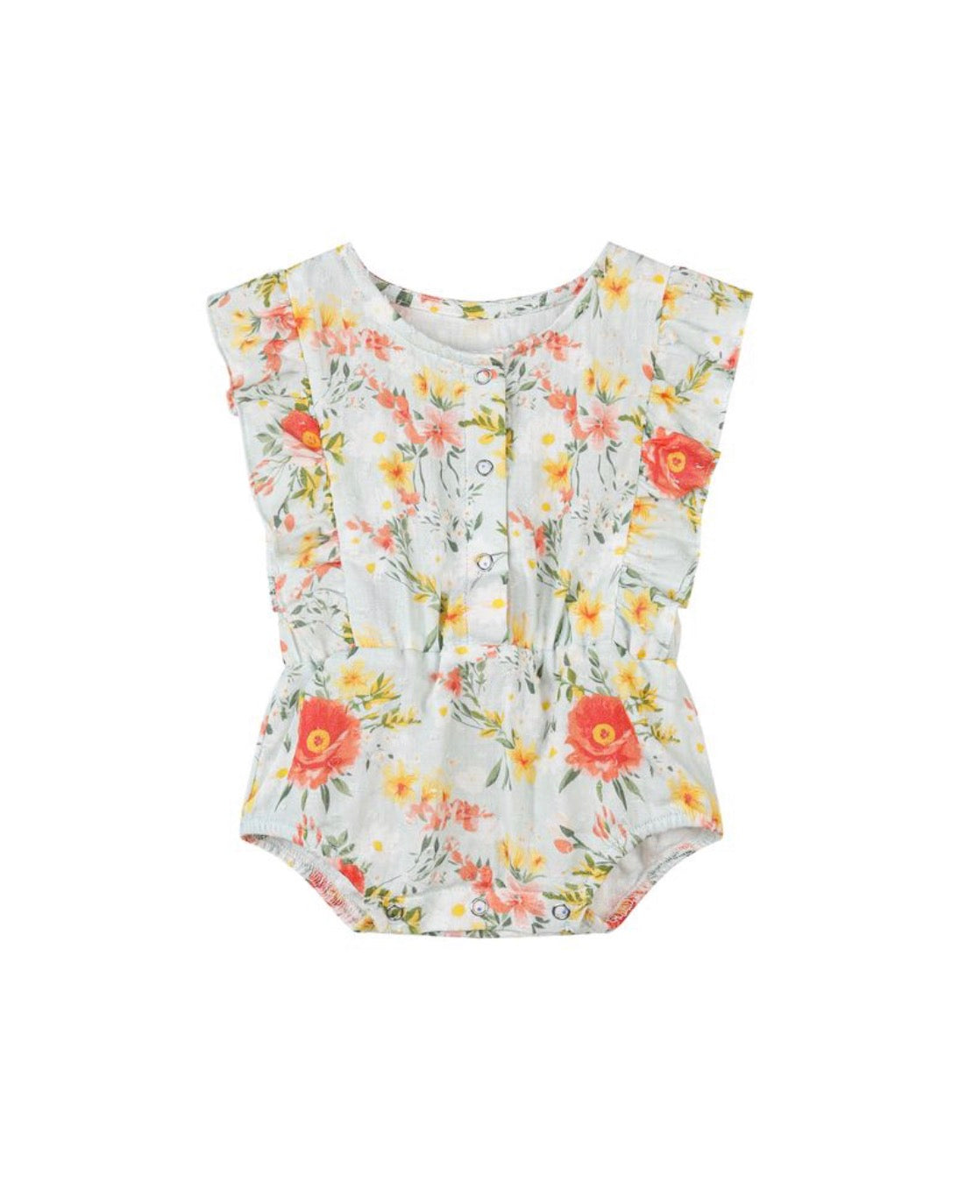 Vignette - Megan Bubble Romper - Retro Roses