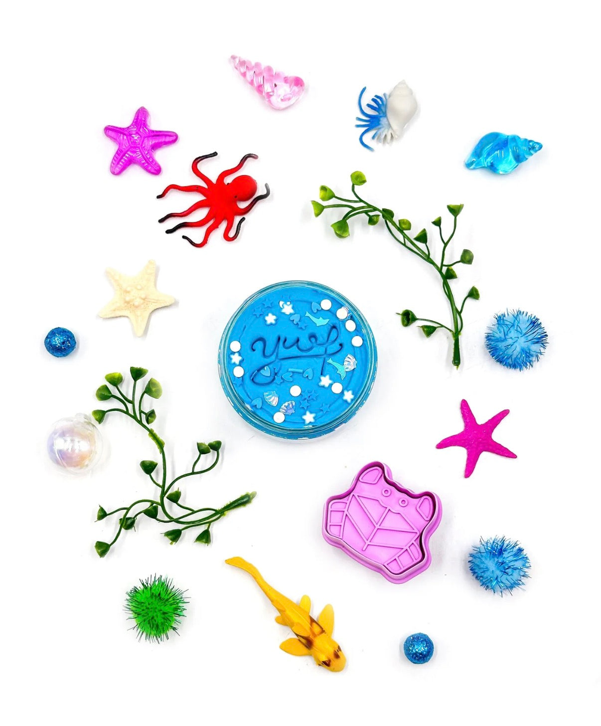 Young + Wild and Friedman - Grab & Go Dough Jar - Ocean