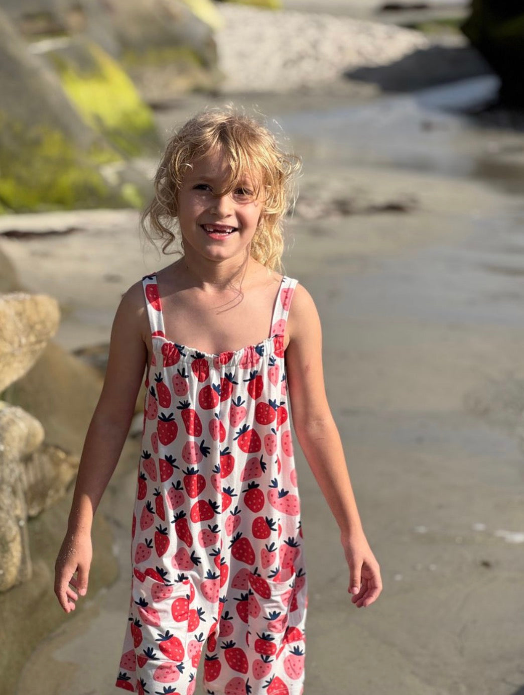 Vignette - Tallulah Romper - Strawberries
