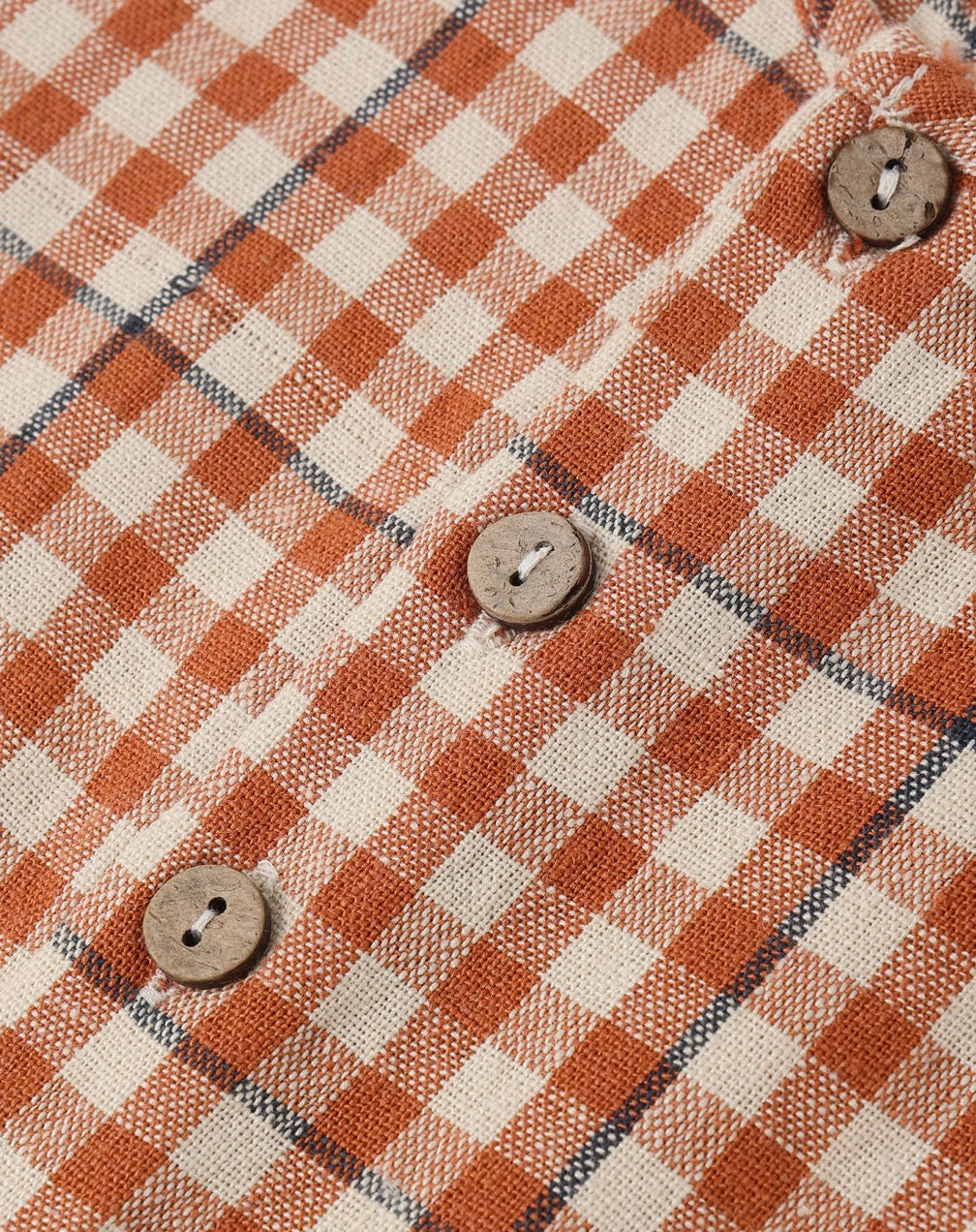 Rylee + Cru - Maverick Romper - Poppy Gingham