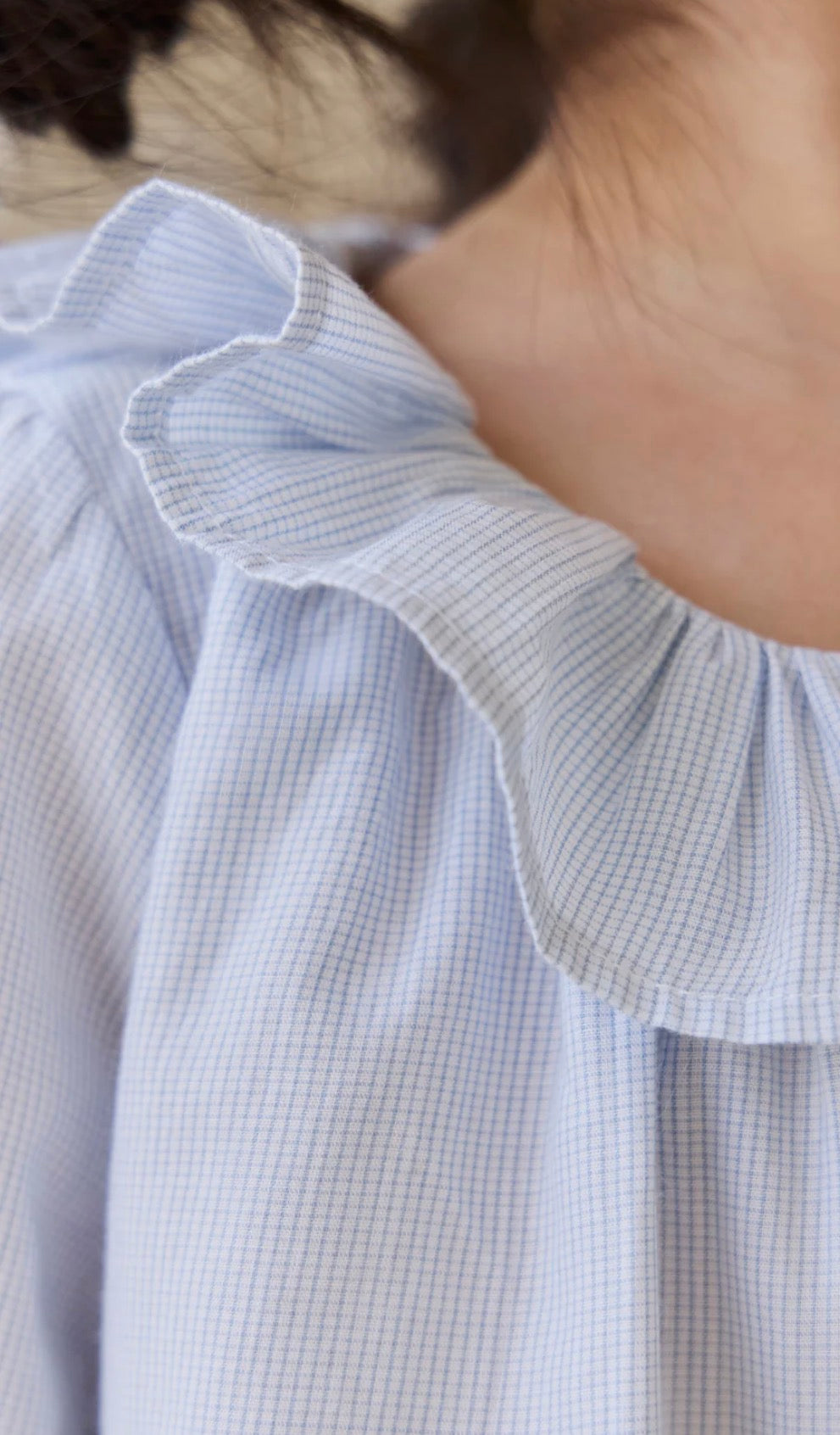 Jamie Kay - Organic Cotton Gaelle Top - Petite Check