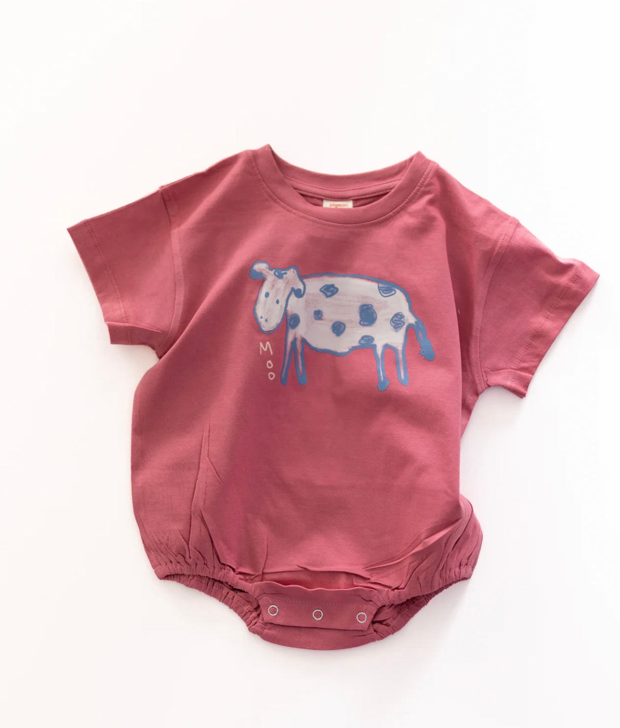 pigeon said please - moo romper