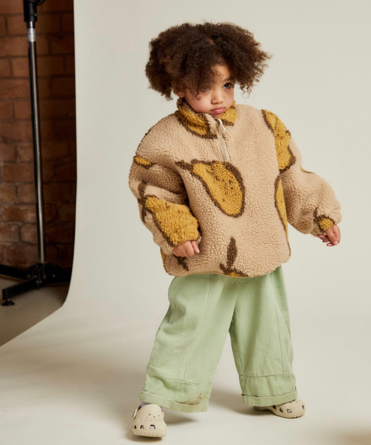 Claude & Co - Drew Almond Pear Borg Jacket