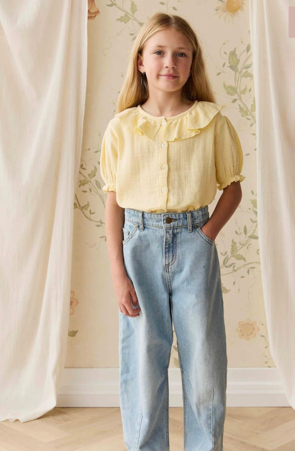 Jamie Kay - Organic Cotton Muslin Alora Top - Sunshine