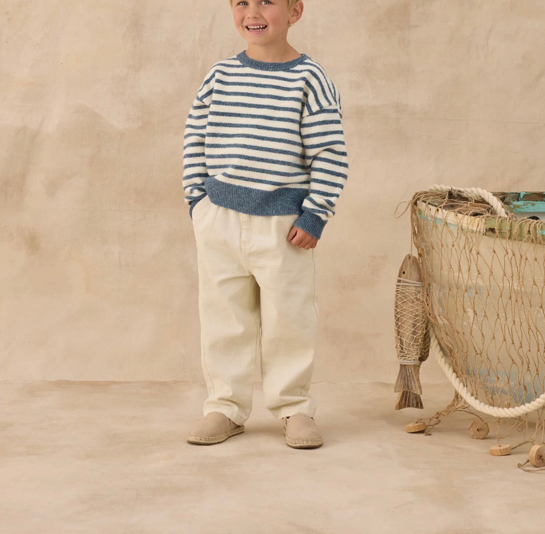 Rylee + Cru - Aspen Sweater Maritime Stripe
