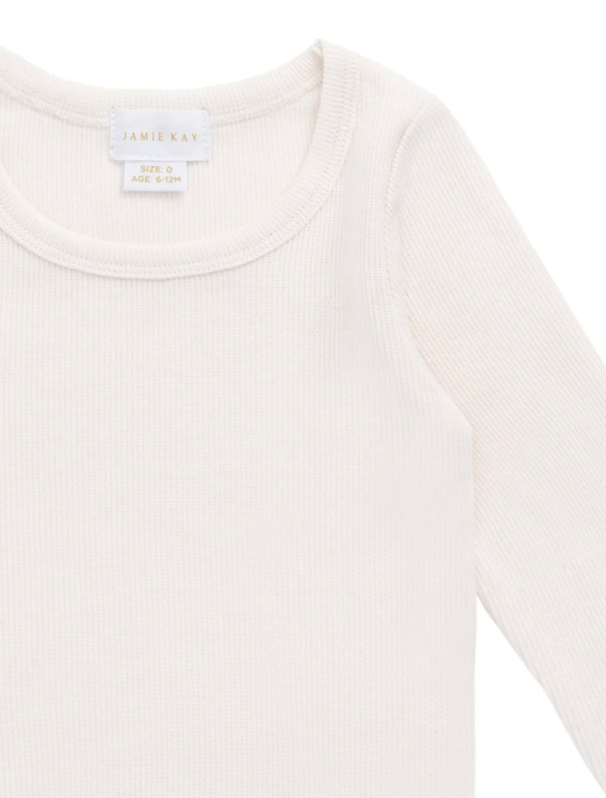 Jamie Kay - Fine Rib Cotton Agathe Top - Blushed Rose