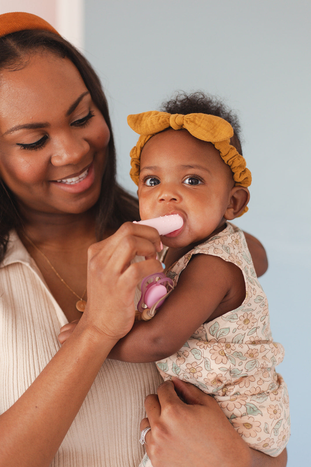 Finger Toothbrush // Pinks - online purchase only