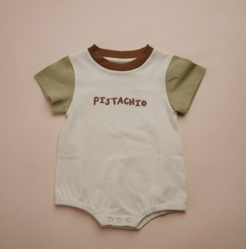 Claude & Co - Devon Pistachio Baby Romper