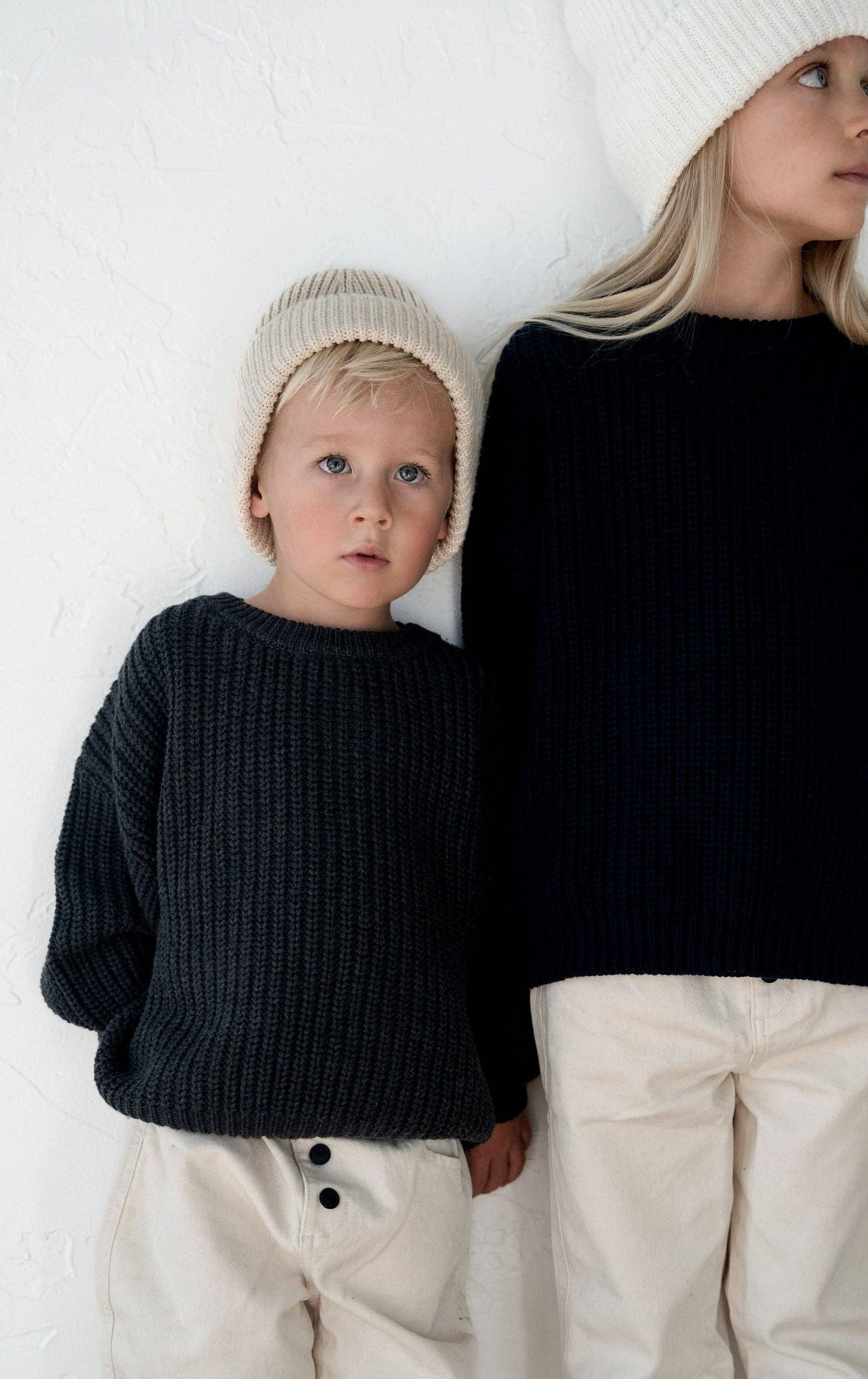 Oat Children - ‘Obsidian’ Chunky Knit Sweater