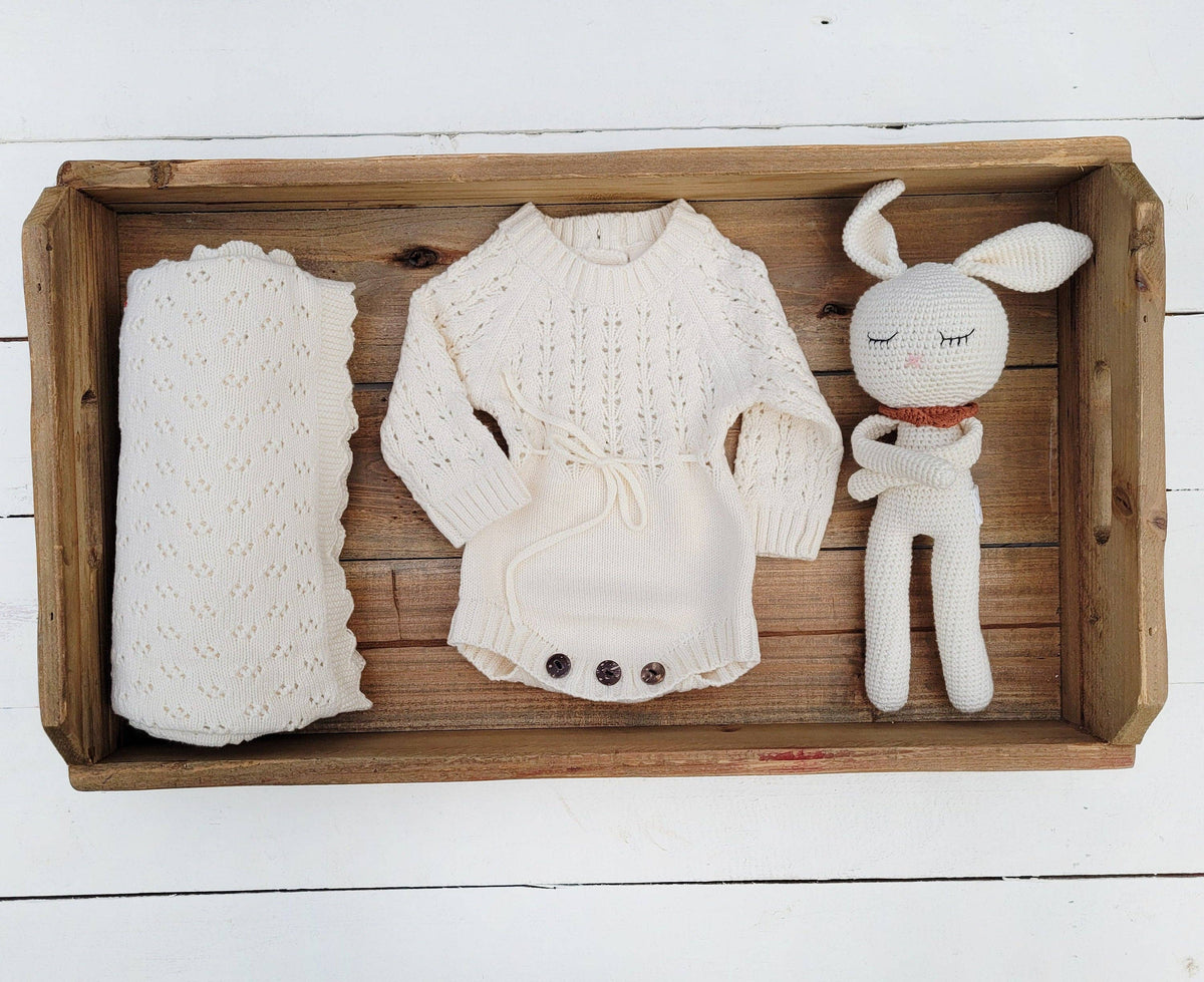 OLIVE & CRADLE - Zoya Knitted Sweater Romper
