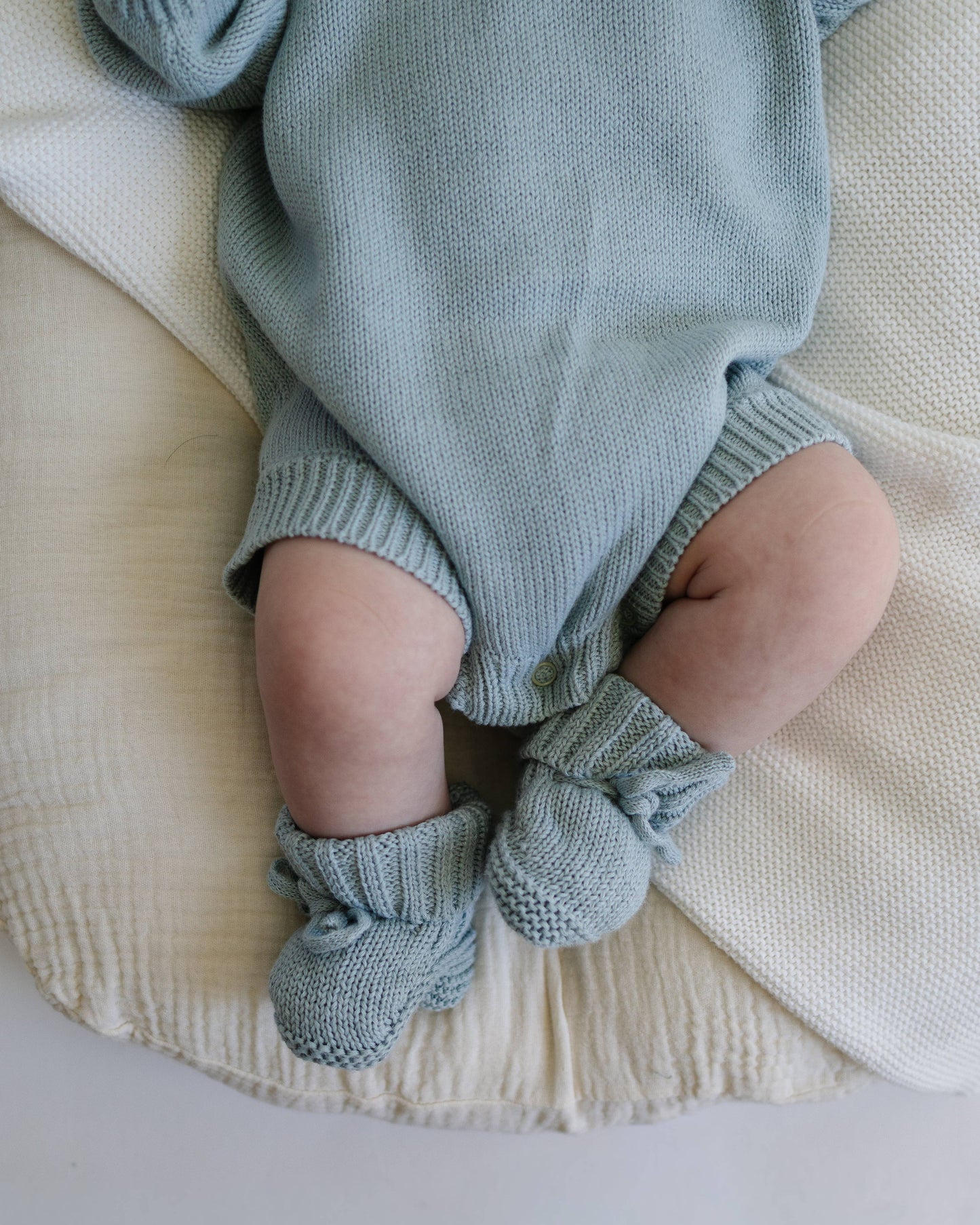 Pine Kids - Knit Romper - Steel