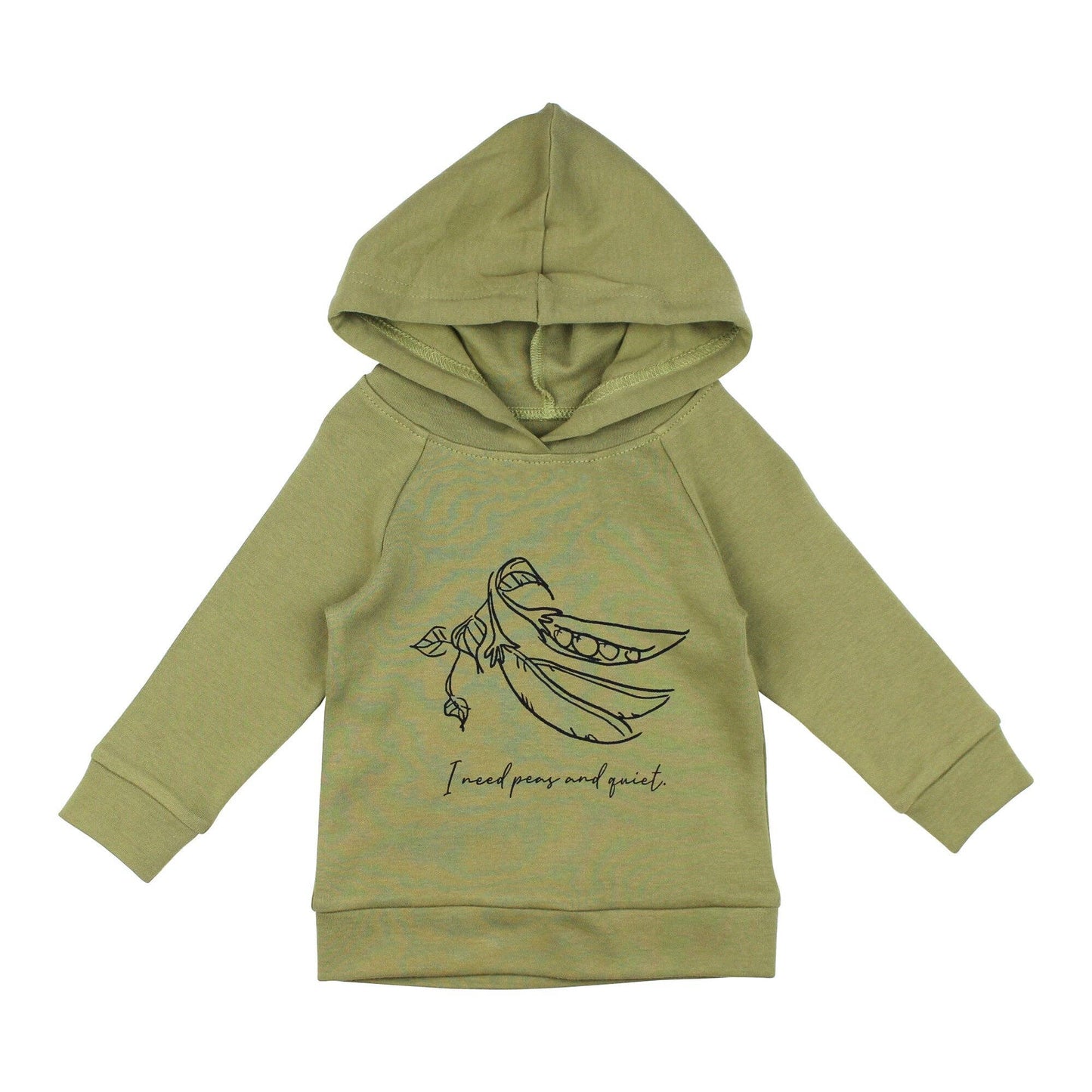 L'ovedbaby - Sage Peas | Kids' Organic Raglan Hoodie