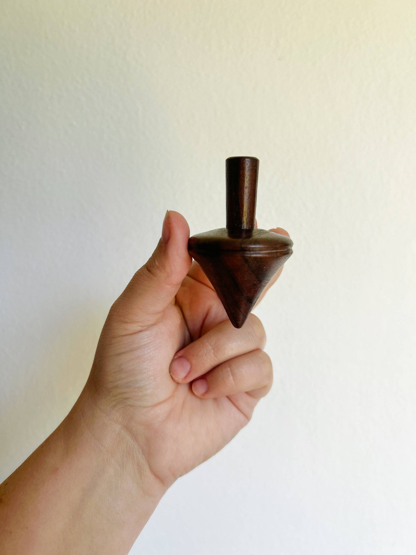 Make It Slow | Modern Woodworking the Old Fashioned Way - Toy Hardwood Top Spinner | Classic Game Stocking Stuffer