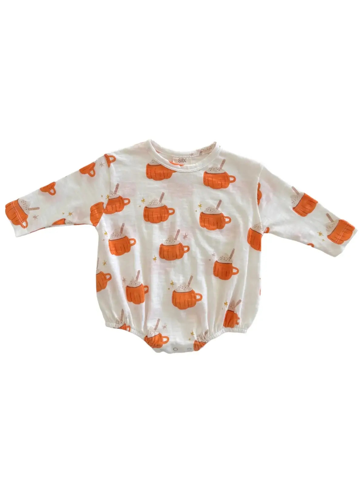 SIIX Collection - Pumpkin Mug / Organic Long Sleeve T-Shirt Bubble