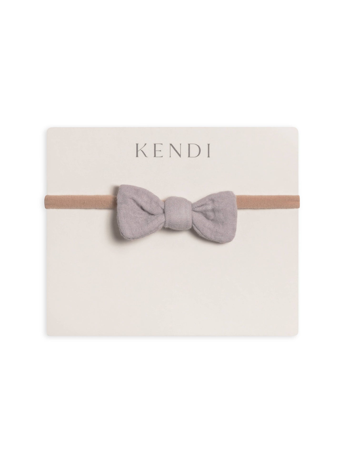 Colored Organics - Organic Baby Muslin Dainty Bow Headband - Lilla