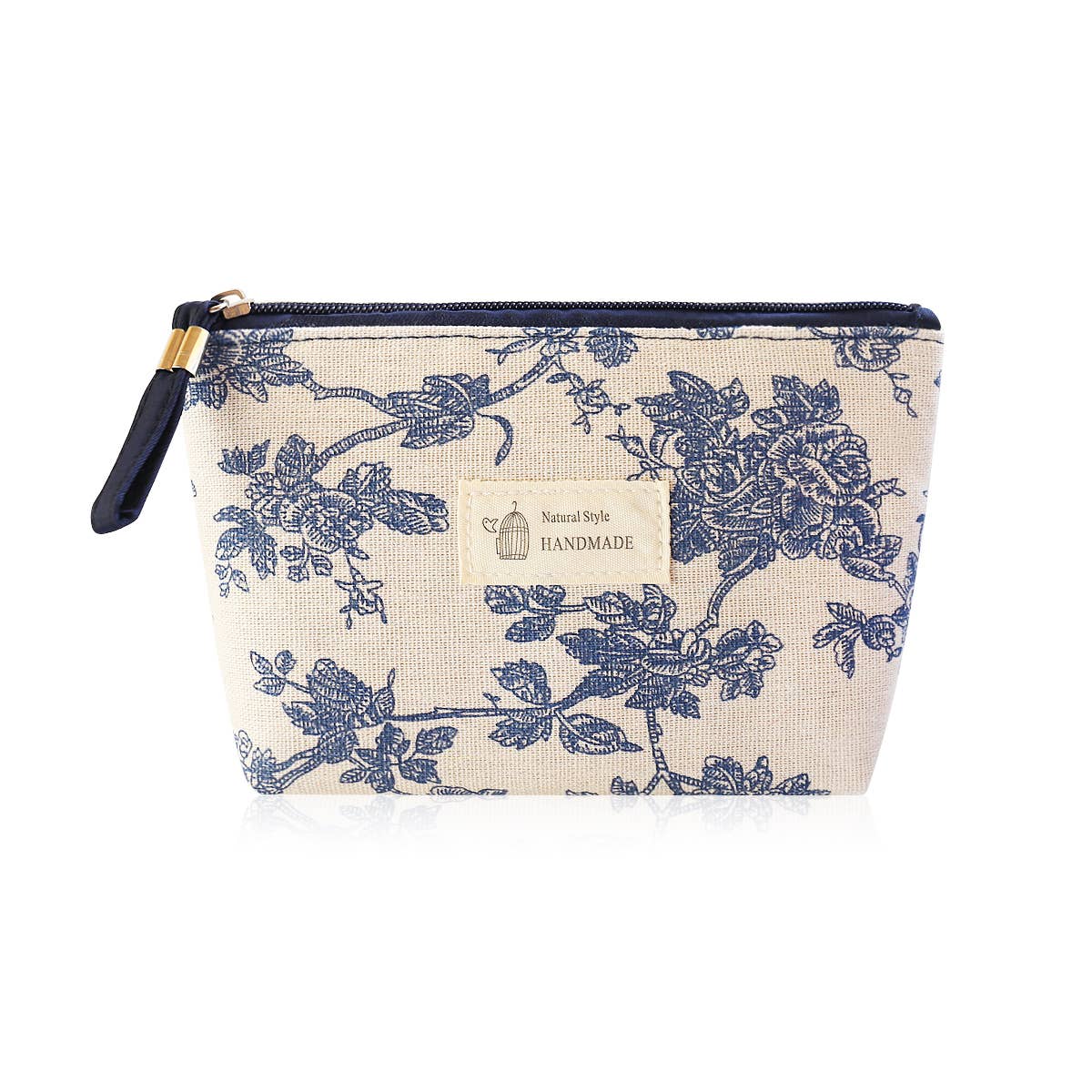 Mini Momo - Small Makeup Bag Cute Print Cosmetic Toiletry Pouch