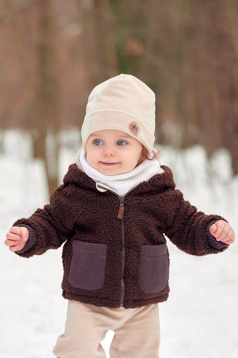 Ander - LEO KIDS JACKET Teddy bear 12 - 18m and 18 - 24m - Citrus Sky Boutique
