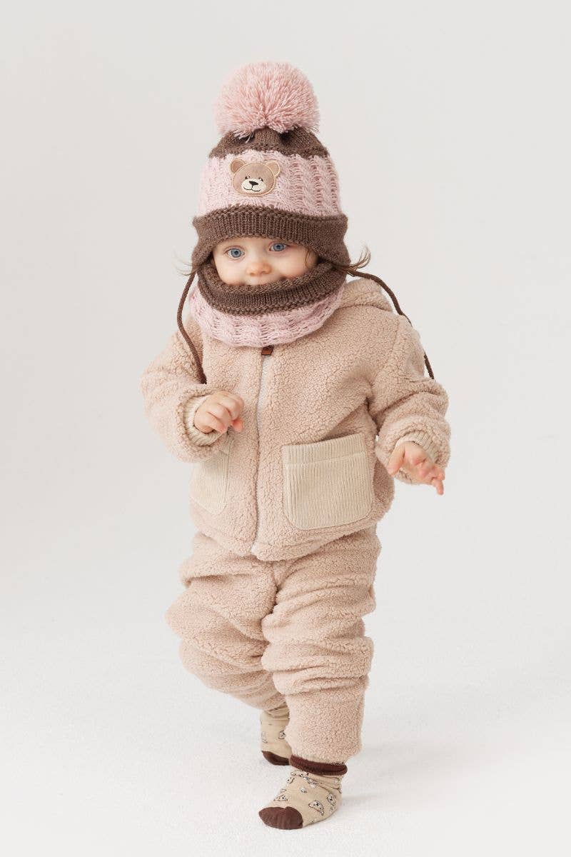 Ander - LEO KIDS JACKET Teddy bear 12 - 18m and 18 - 24m - Citrus Sky Boutique