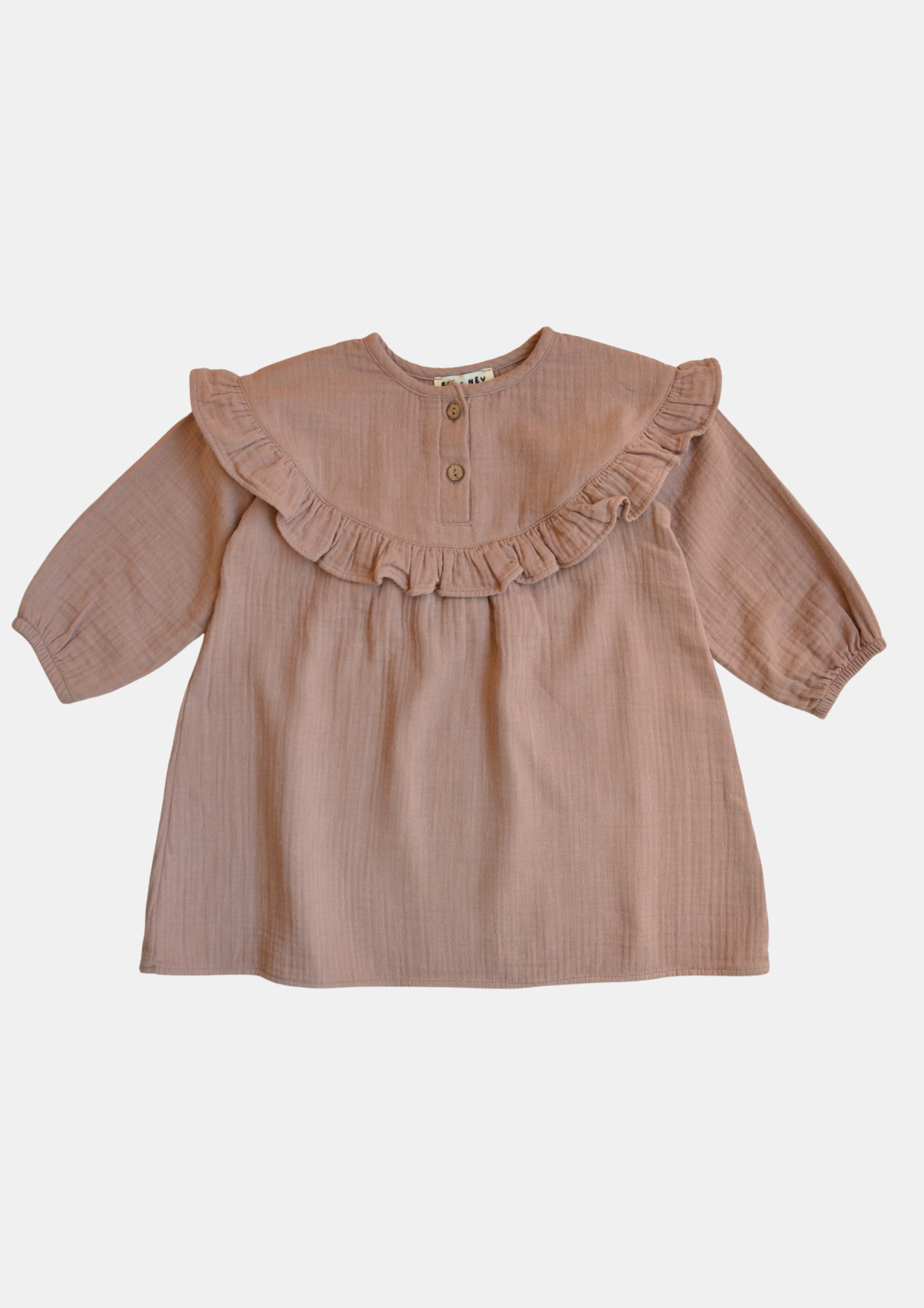 Eli & Nev - Baby / Kids Girl Muslin Long-Sleeves Dress 100% Cotton