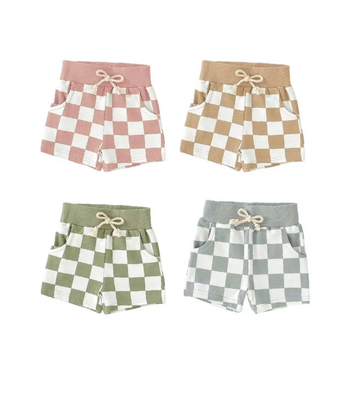 Boho + Babe - Checkerboard Shorties
